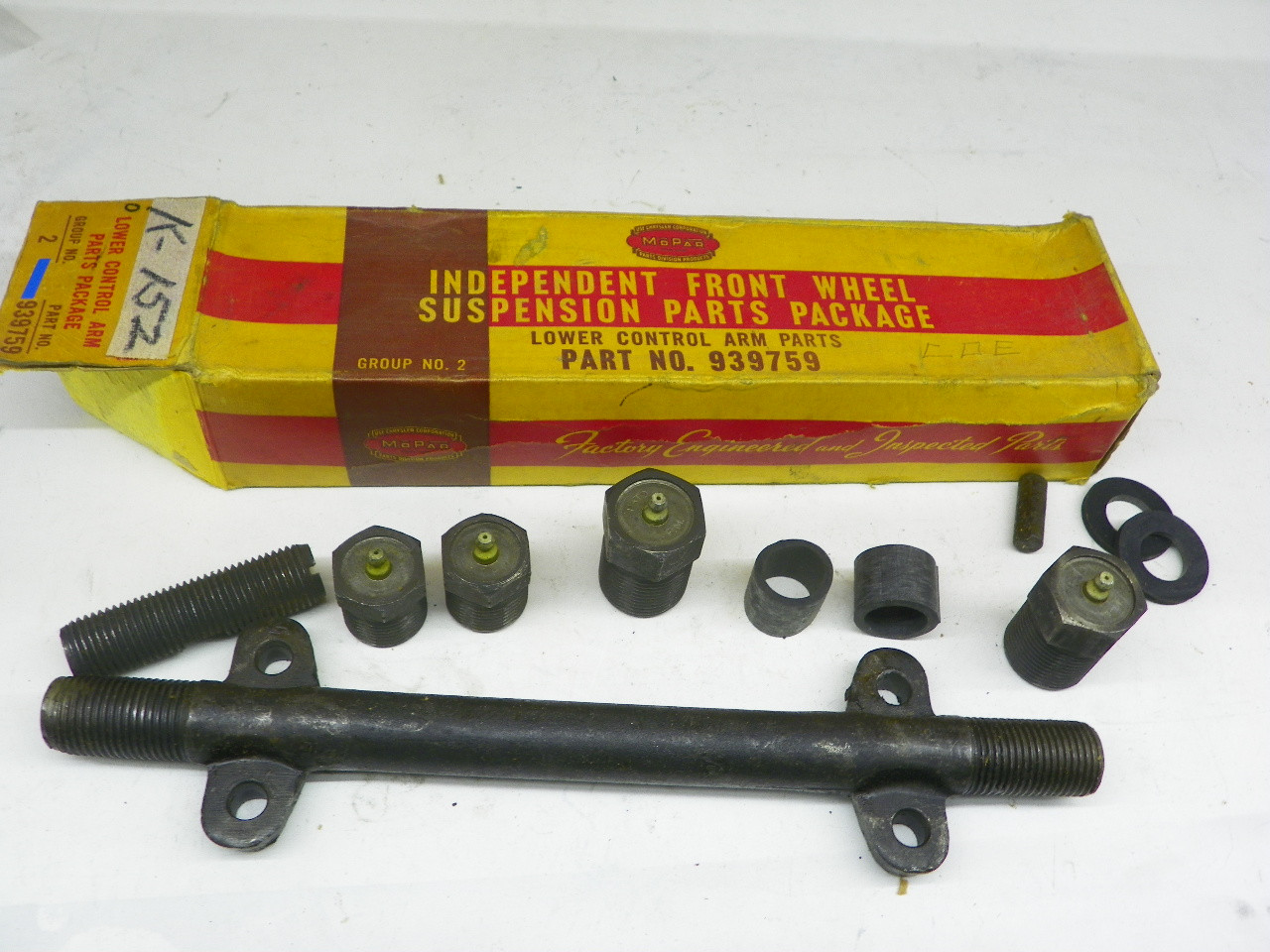 Mopar 939759 Lower Control Arm Kit for 1938-39 Chrysler Dodge DeSoto Plymouth restoration. - Image 1