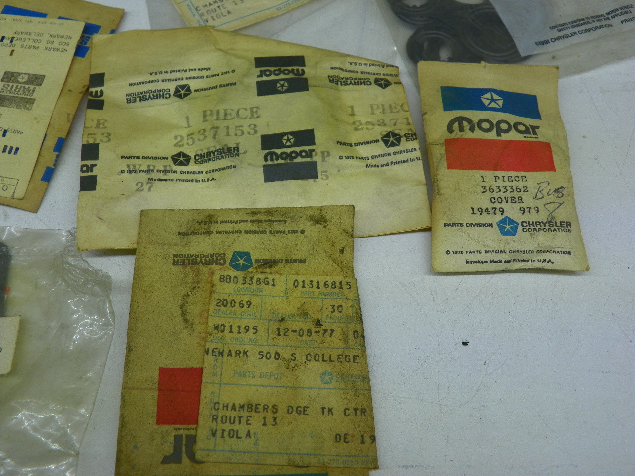 Mopar Assortment Pack for vintage Chrysler Dodge Plymouth restoration. - Image 6