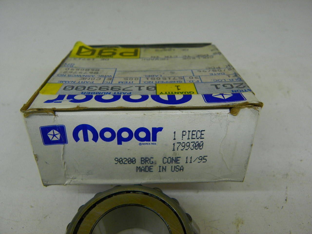 Mopar 1799300 Bearing Cone for 1966-1972 Dodge Plymouth DeSoto restoration. - Image 2