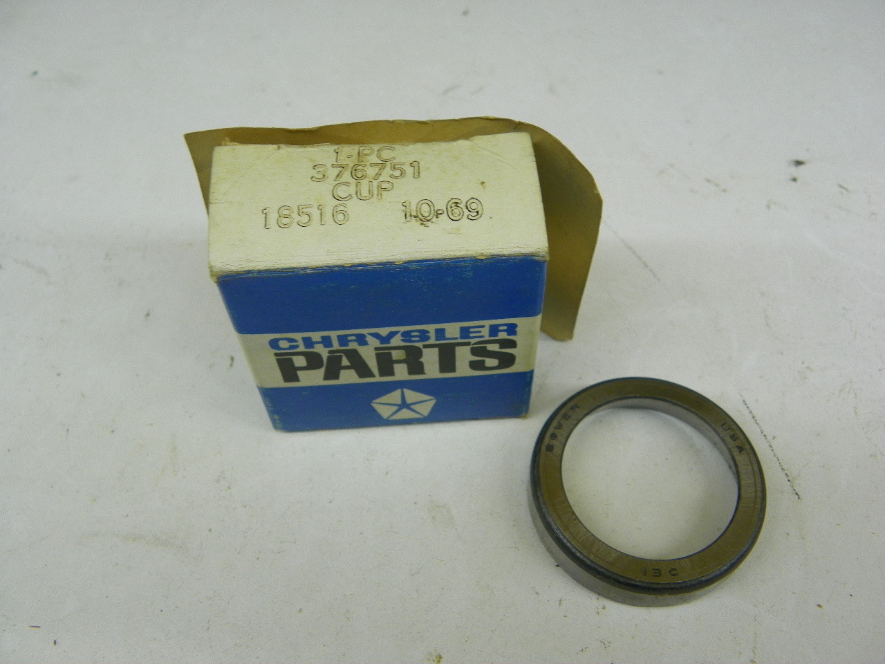 Chrysler 376751 Bearing Cup for 1946-1958 DeSoto Chrysler restoration. - Image 1