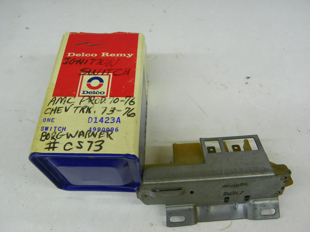 Delco Remy D1423A Ignition Switch for 1970-76 AMC and 1973-76 Chevy Truck restoration - Image 1