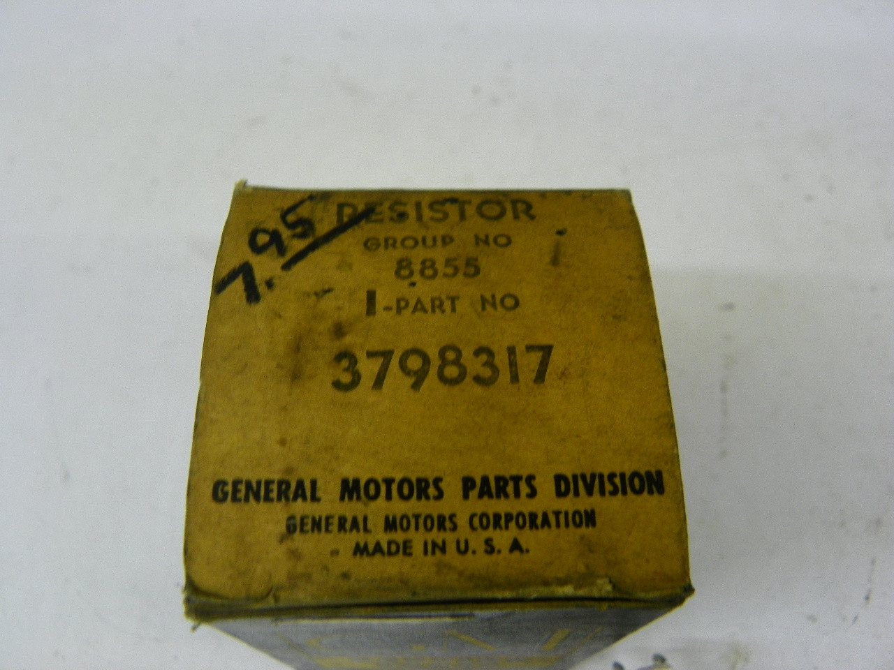 GM 3798317 Blower Motor Resistor for Chevrolet Buick Pontiac Oldsmobile restoration. - Image 2