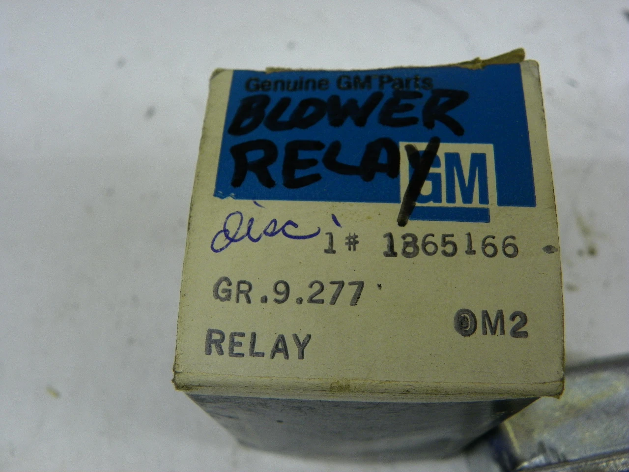 GM 1365166 Blower Relay for Chevrolet Buick Pontiac Oldsmobile restoration. - Image 2