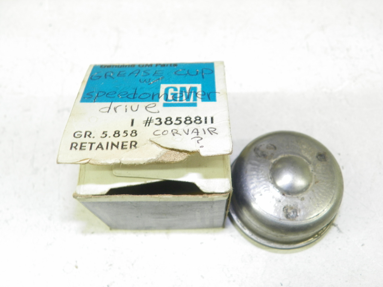 GM 3858811 Grease Cup for speedometer drive restoration. - Image 1