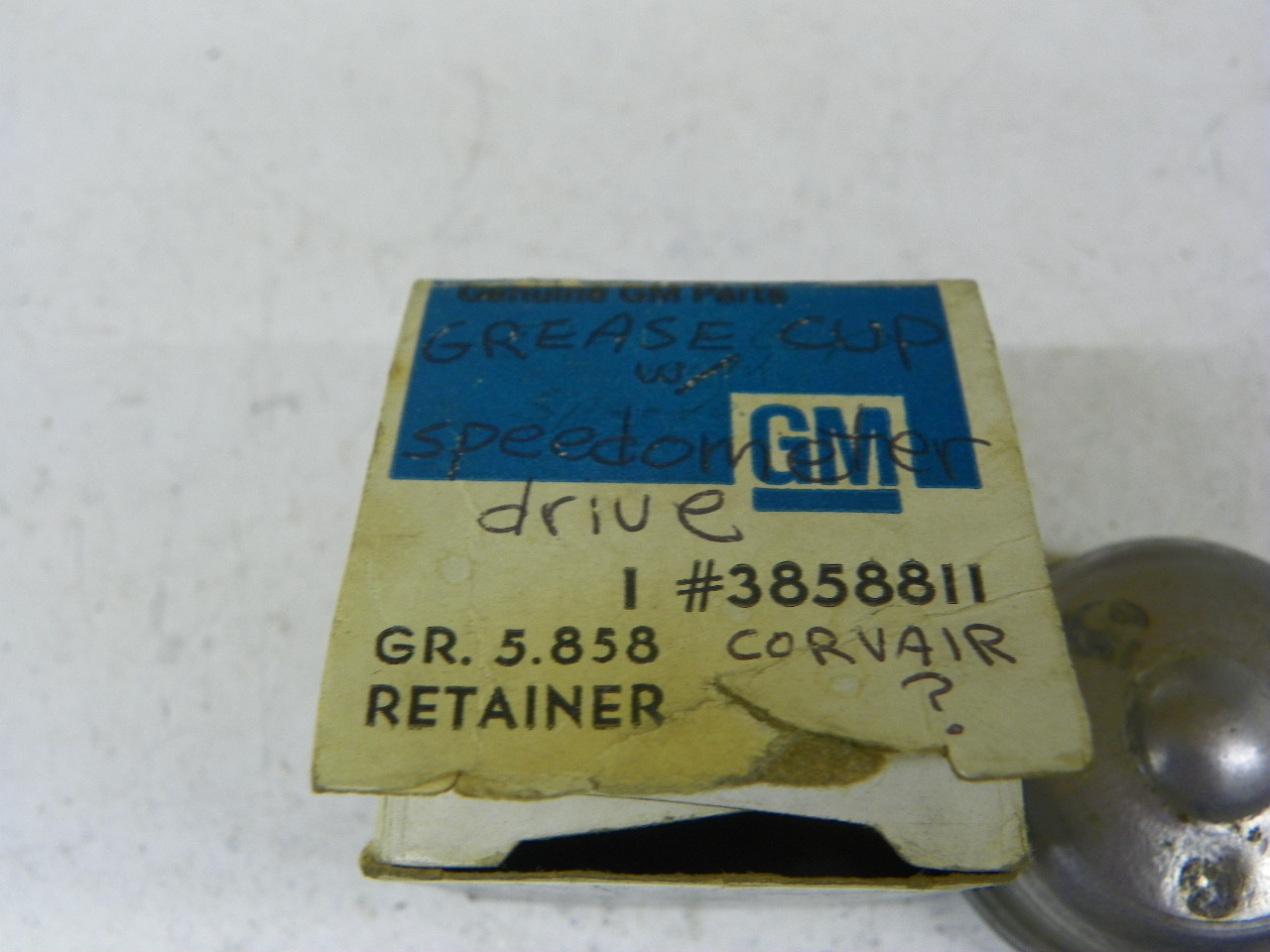 GM 3858811 Grease Cup for speedometer drive restoration. - Image 2