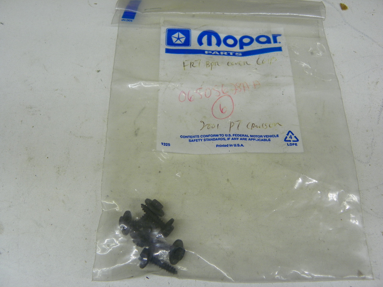 Mopar 6505638AA Front Bumper Cover Clips for 2001 PT Cruiser restoration. - Image 1