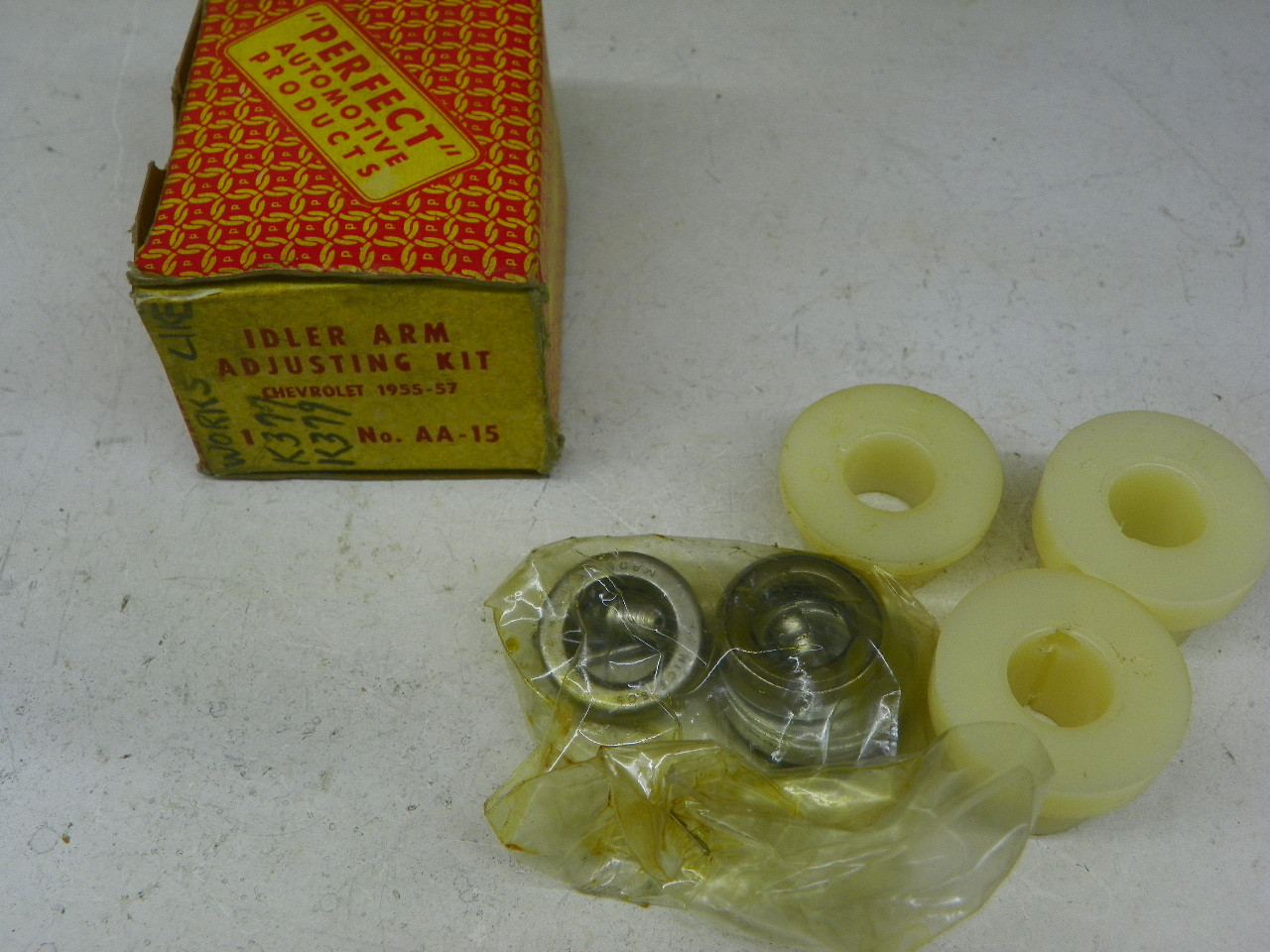 Perfect AA-15 Idler Arm Adjusting Kit for 1955-1957 Chevrolet Tri-Five restoration. - Image 1