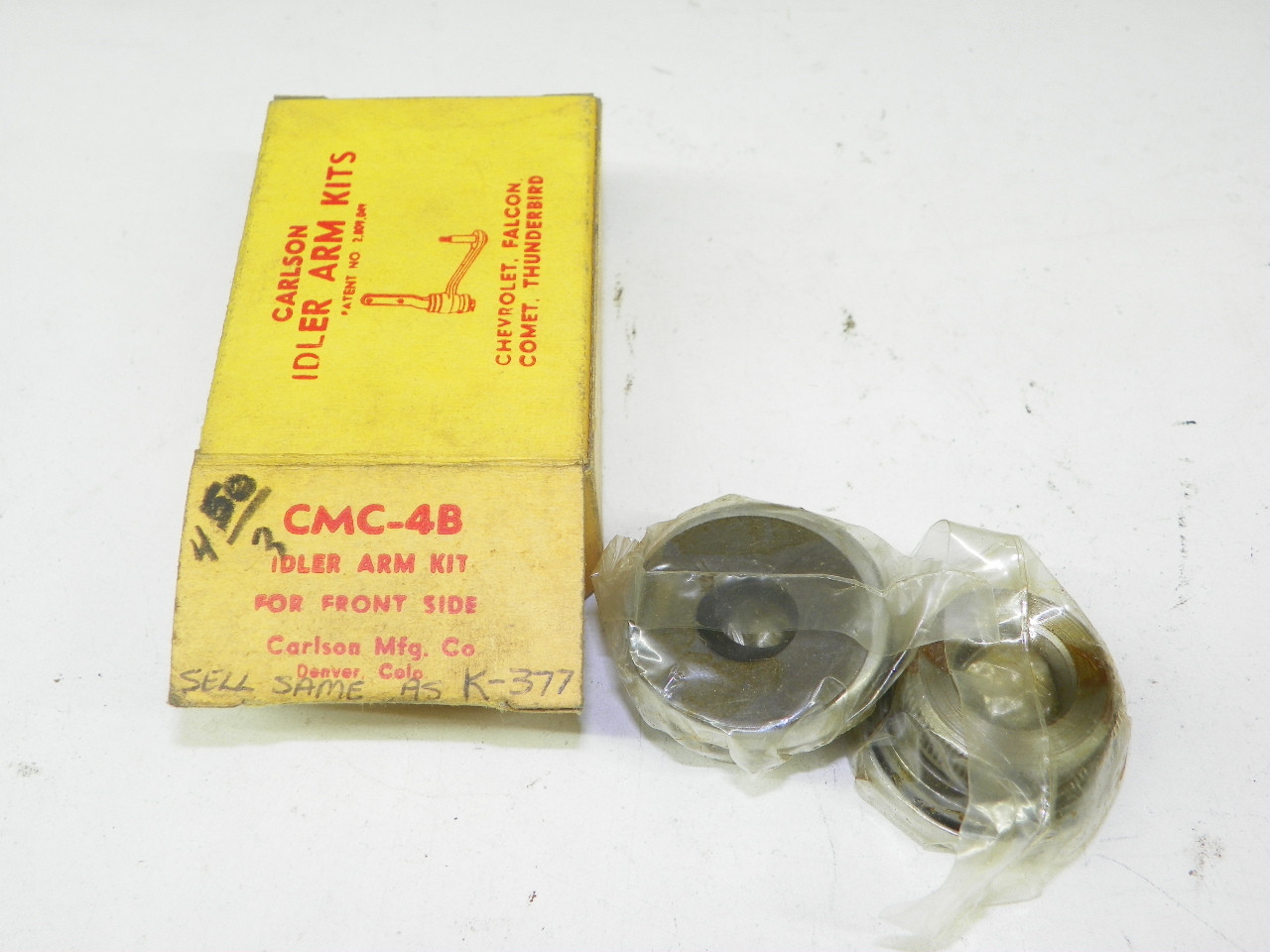 Carlson CMC-4B Idler Arm Kit for Chevrolet Falcon Comet Thunderbird restoration. - Image 1