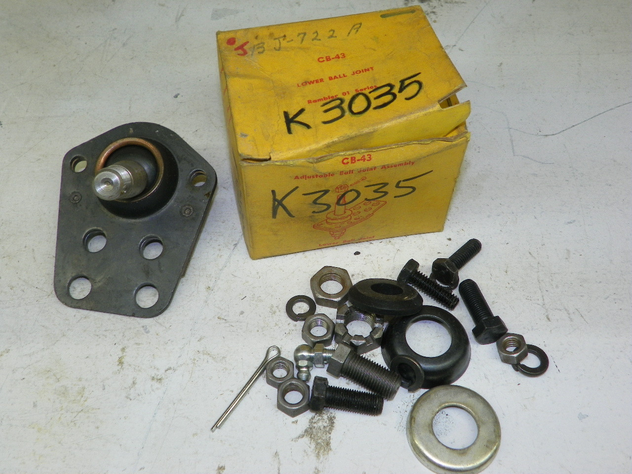 Carlson CB-43 Lower Ball Joint for Rambler 01 Series restoration. - Image 1