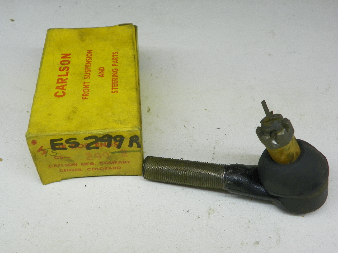 Carlson CS-299R Tie Rod End for 1961-1962 Oldsmobile All (exc F85) w/o Power Steering restoration. - Image 1
