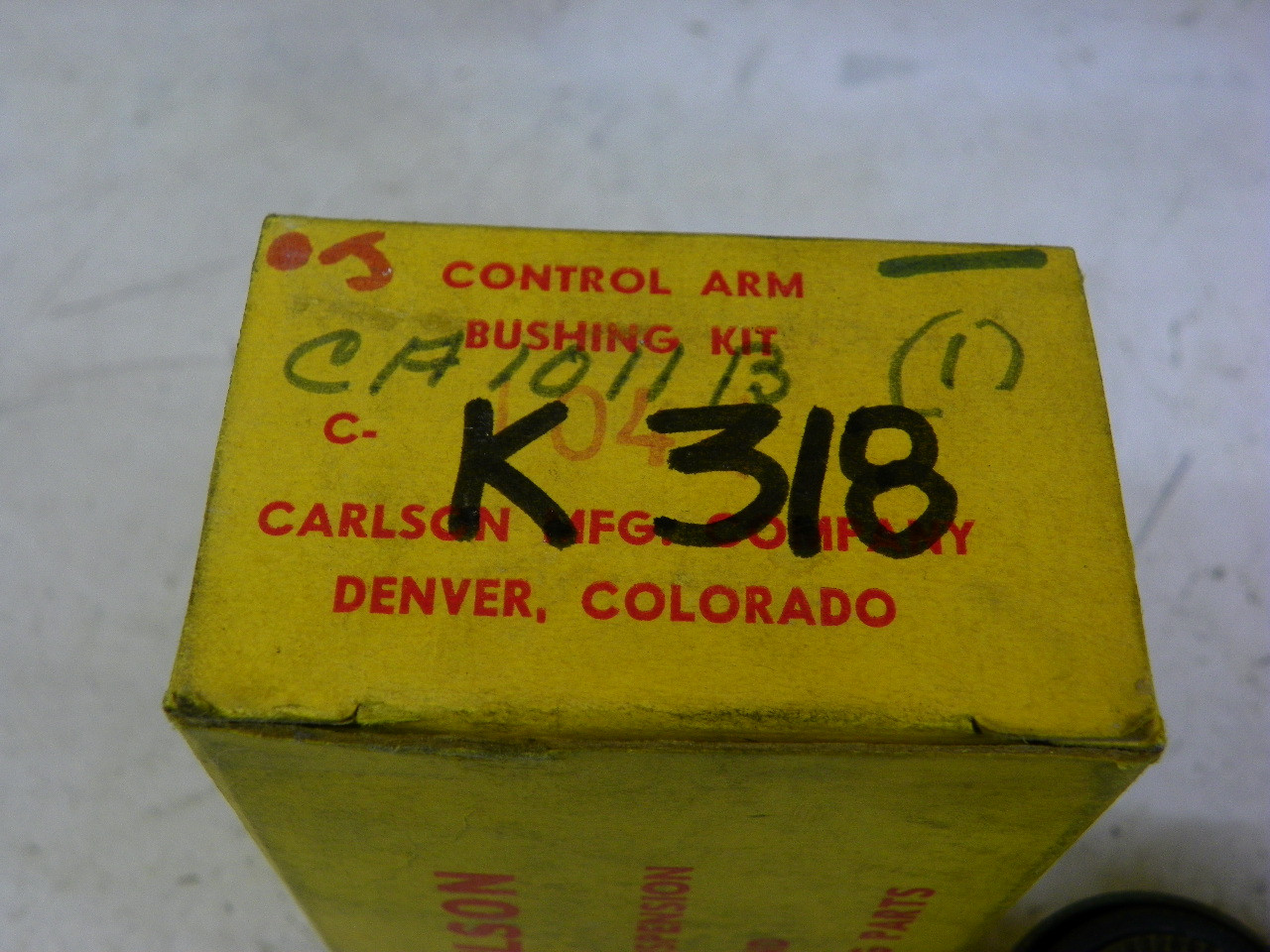 Carlson K318 Control Arm Bushing Kit for 1960-1966 Chrysler Dodge Plymouth restoration. - Image 2