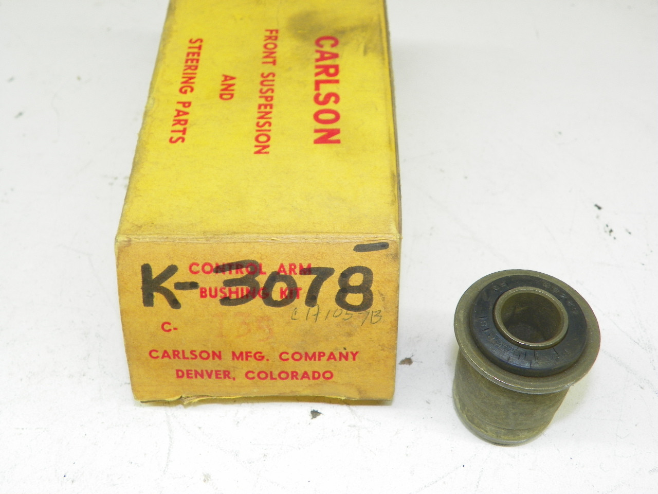 Carlson K-3078 Control Arm Bushing for 1962-1966 American Motors Lower Control Arm restoration. - Image 1