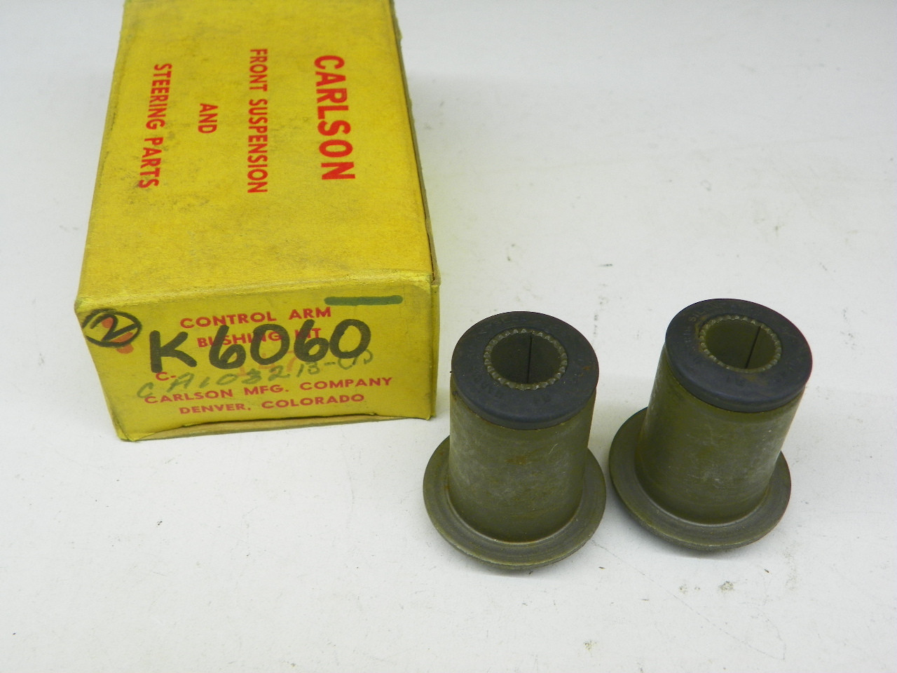Carlson K6060 Lower Control Arm Bushing Kit for 1961-1964 Chevrolet Corvair restoration. - Image 1