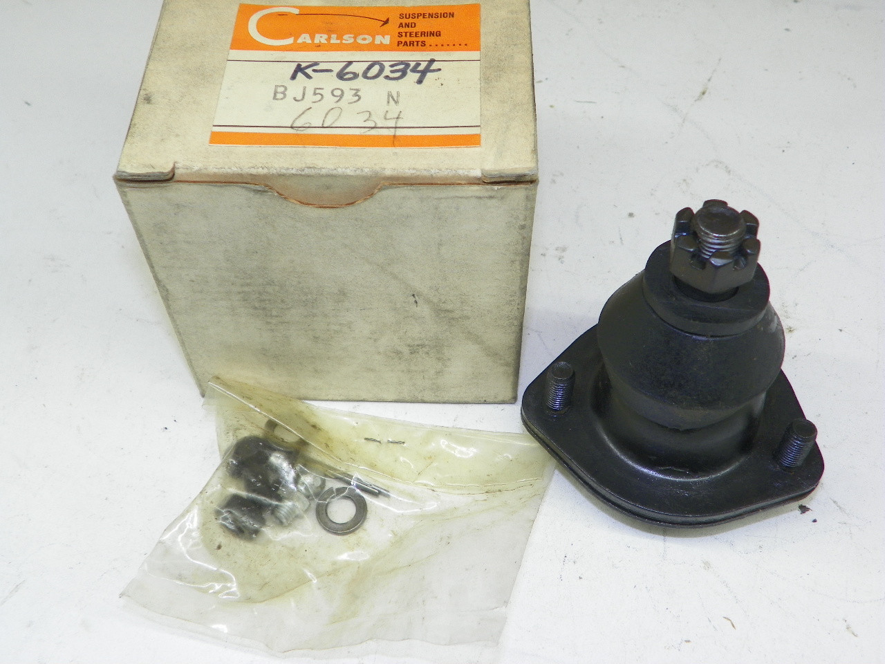 Carlson BJ593N Upper Ball Joint for 1960-1970 Chevrolet Corvette Corvair restoration. - Image 1