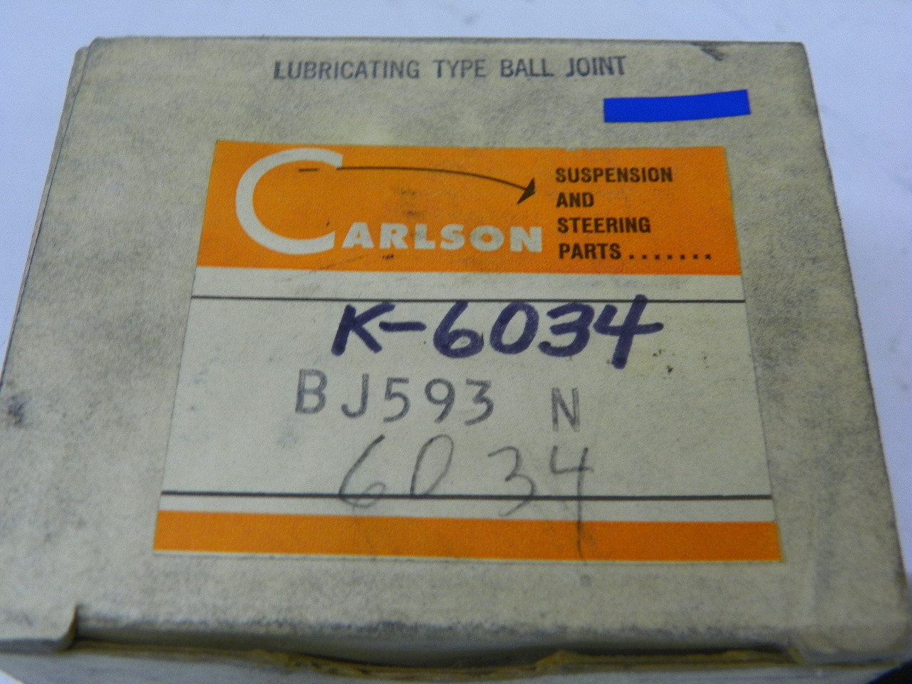 Carlson BJ593N Upper Ball Joint for 1960-1970 Chevrolet Corvette Corvair restoration. - Image 2