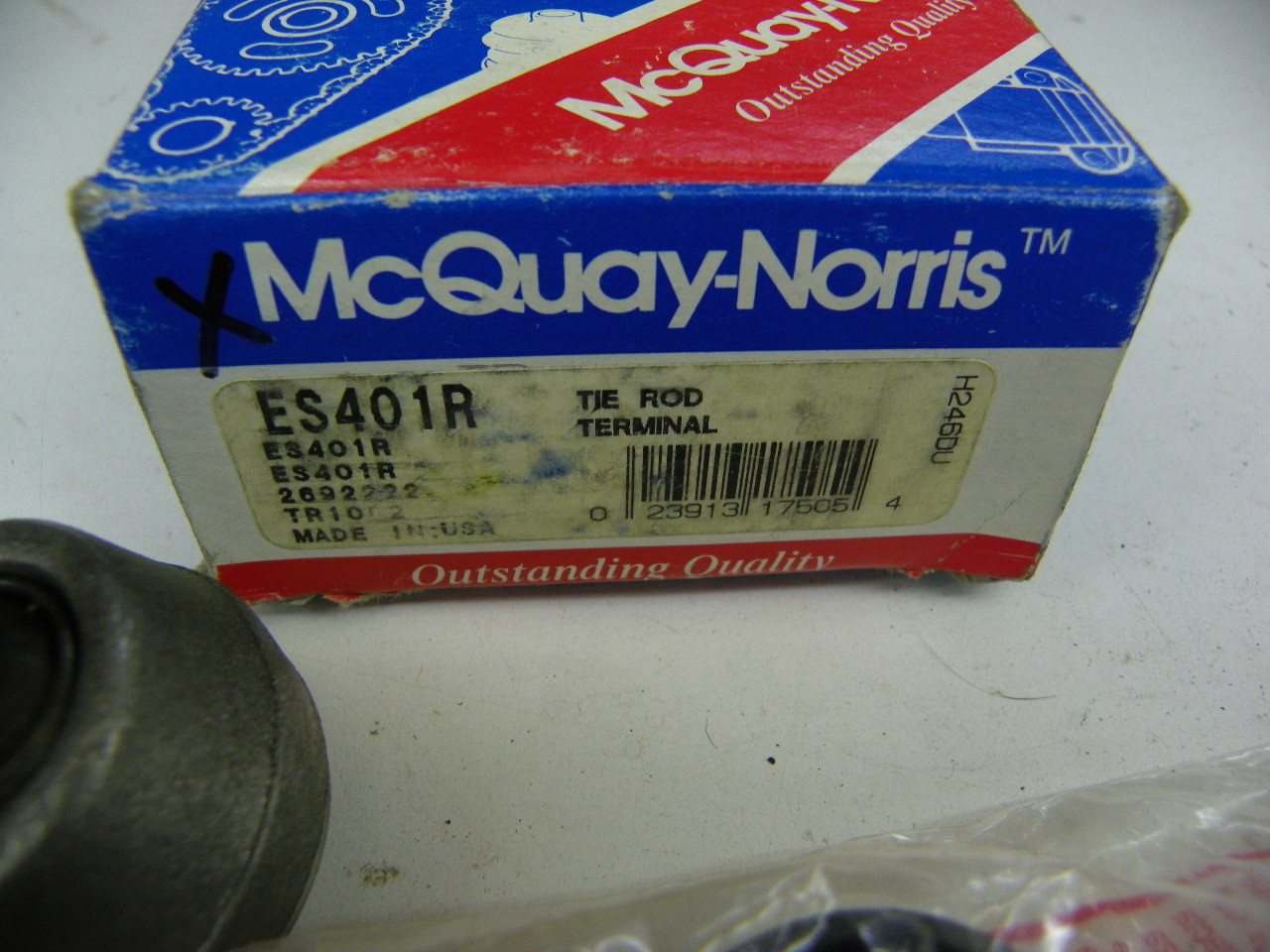 McQuay-Norris ES401R Right Outer Tie Rod End for 1970 Plymouth Barracuda Dodge Dart restoration. - Image 3