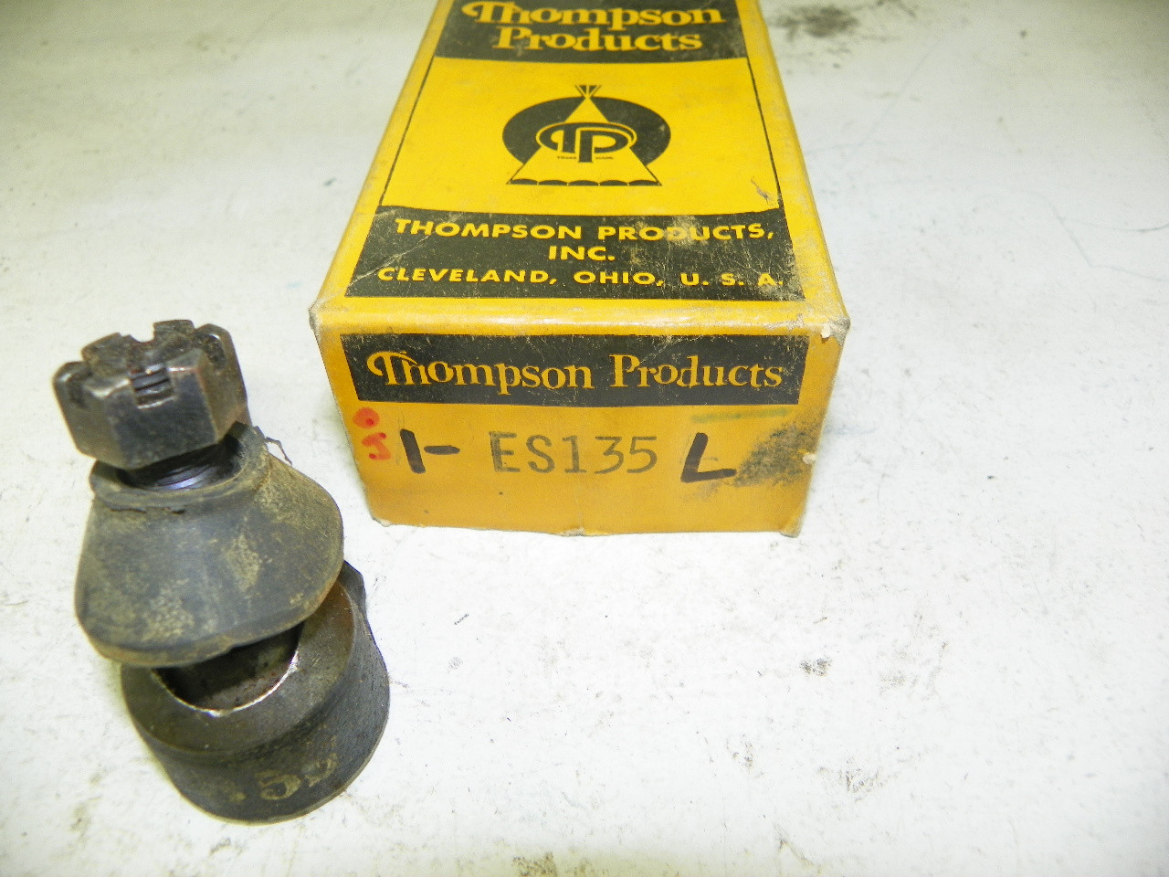 Thompson Products ES135L Tie Rod End for 1946-1955 Kaiser Frazer Left Hand Outer restoration. - Image 1