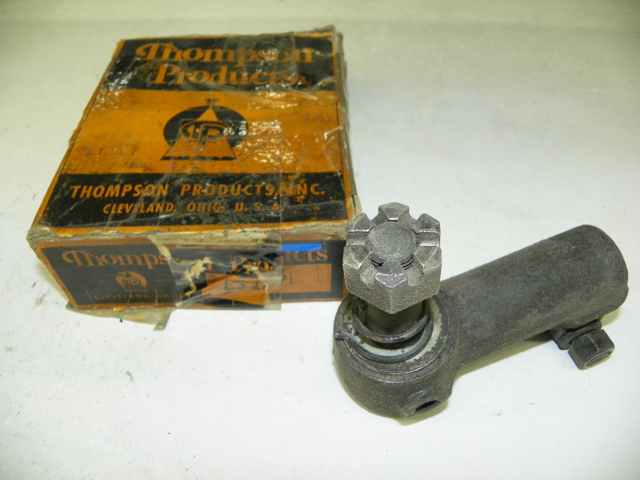 Thompson ES-123L Tie Rod End for 1939-1947 Chevrolet Truck Cab Over-Engine Left Inner restoration. - Image 1