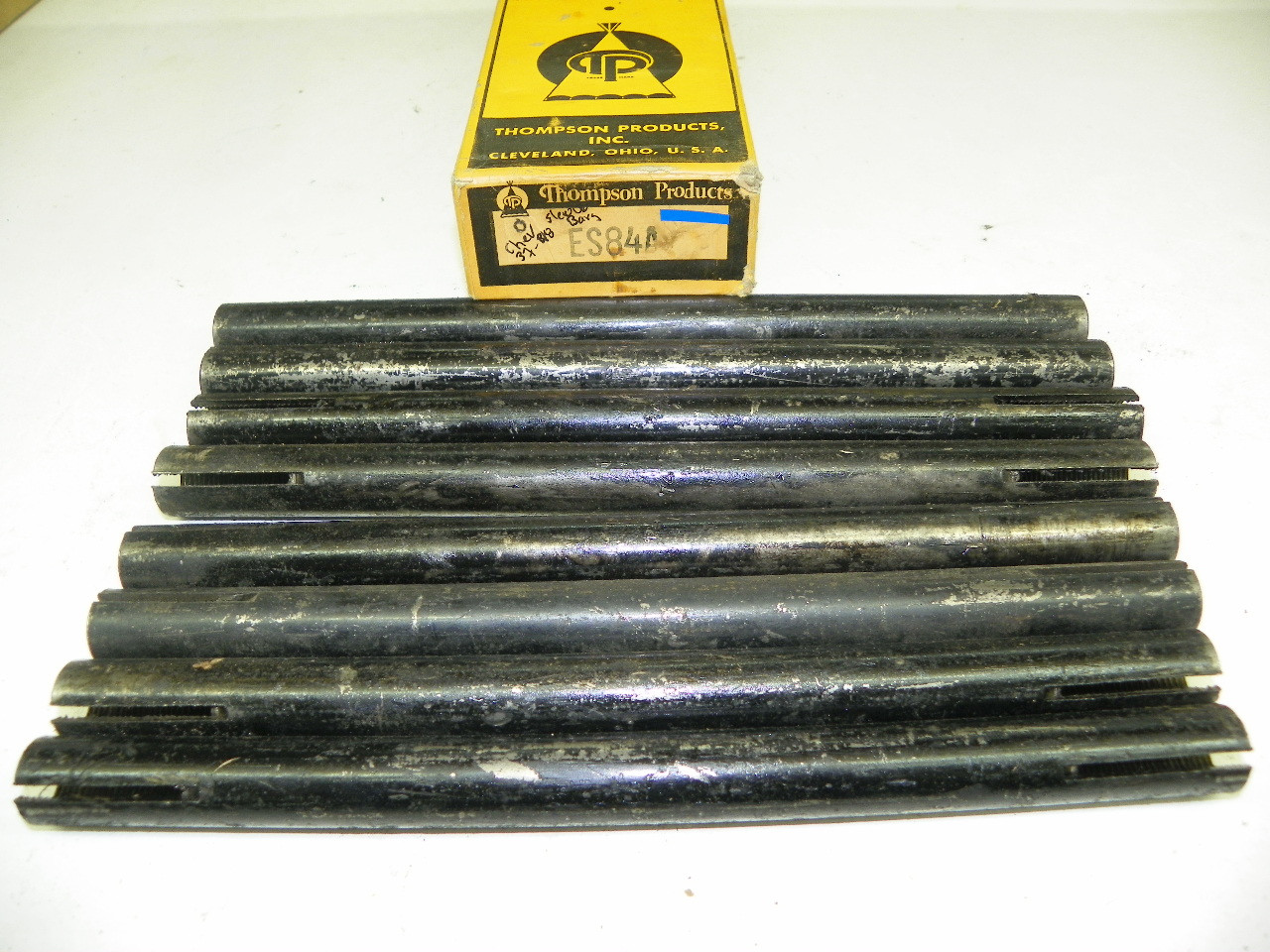 Thompson Products ES84A Tie Rod Adjusting Sleeves ONLY 8-Pack for 1940-1948 Chevrolet models restoration. - Image 1
