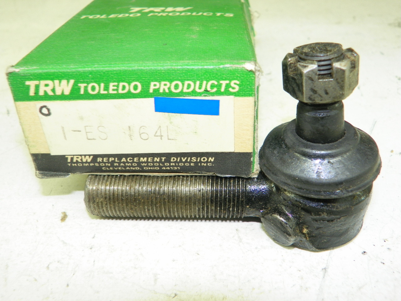 TRW ES164L Tie Rod End for 1947-1949 Studebaker Commander Left Outer restoration. - Image 1
