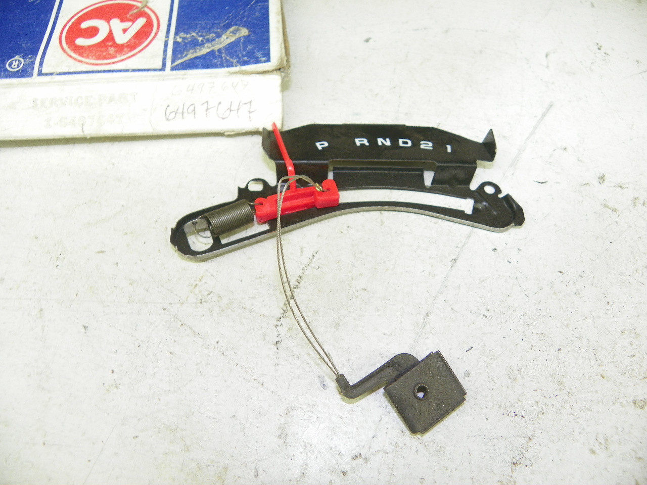 AC 6497647 Transmission Control Shift Indicator for 1973-78 GMC C/K Blazer Jimmy restoration. - Image 4