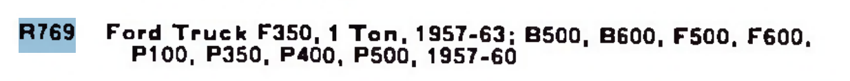 TRW R769 (2) Spring Shackle Kit for 1957-1970 Ford F350 P500 P5000 Rear restoration. - Image 2