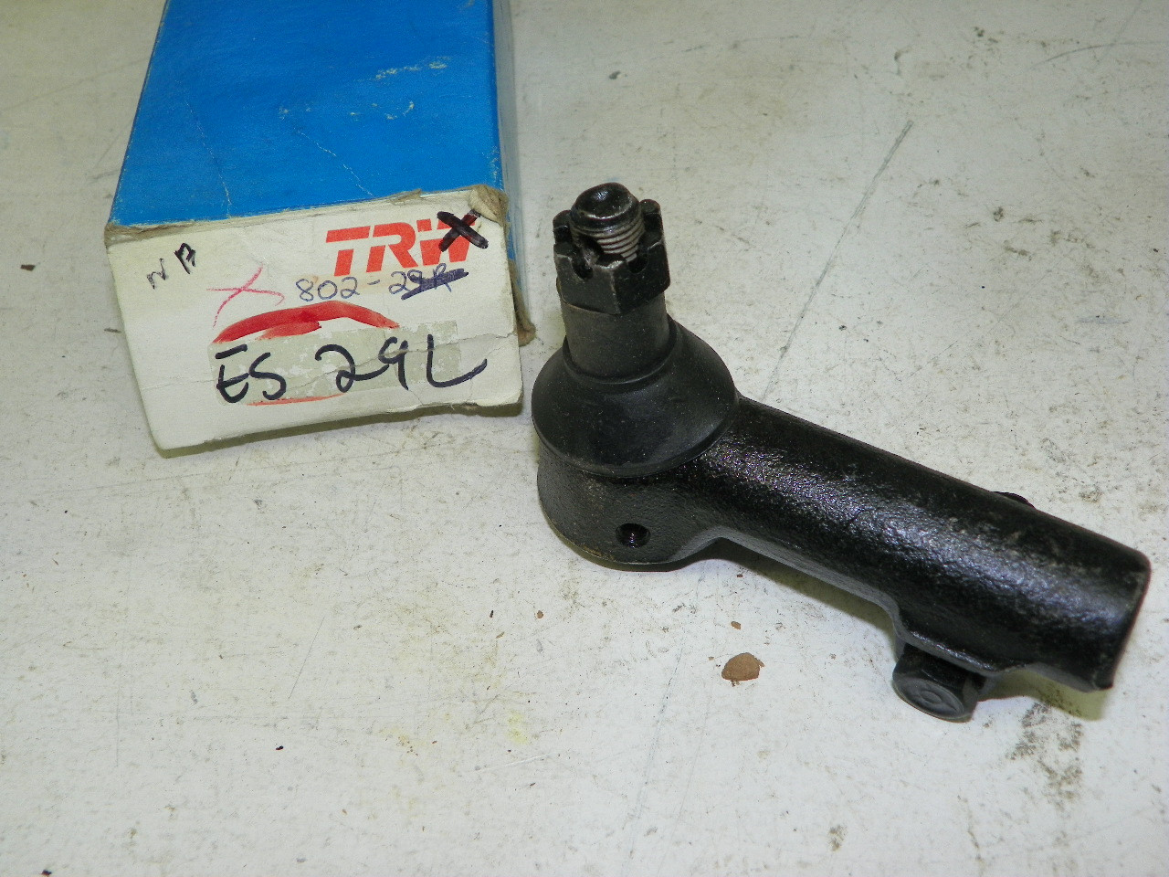 TRW ES29L Left Outer Tie Rod End for 1930-1954 Chevrolet GMC Truck restoration. - Image 1