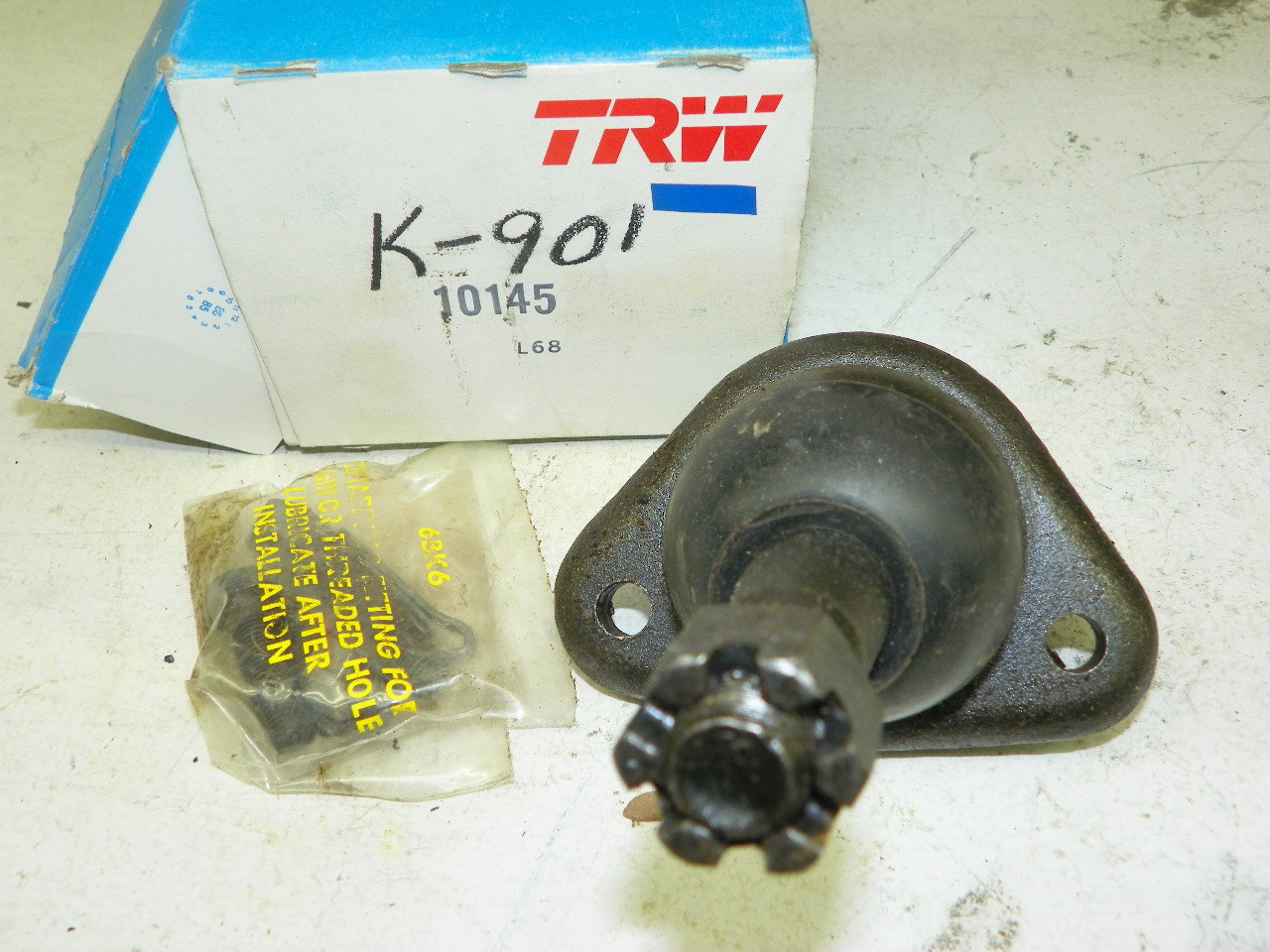 TRW 10145 Lower Ball Joint for 1961-1967 Lincoln Continental All Models restoration. - Image 1