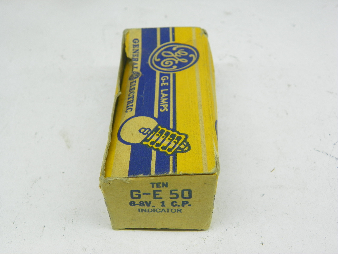 General Electric G-E 50 Indicator Lamp 6-8V 1 C.P. 10-pack restoration - Image 1
