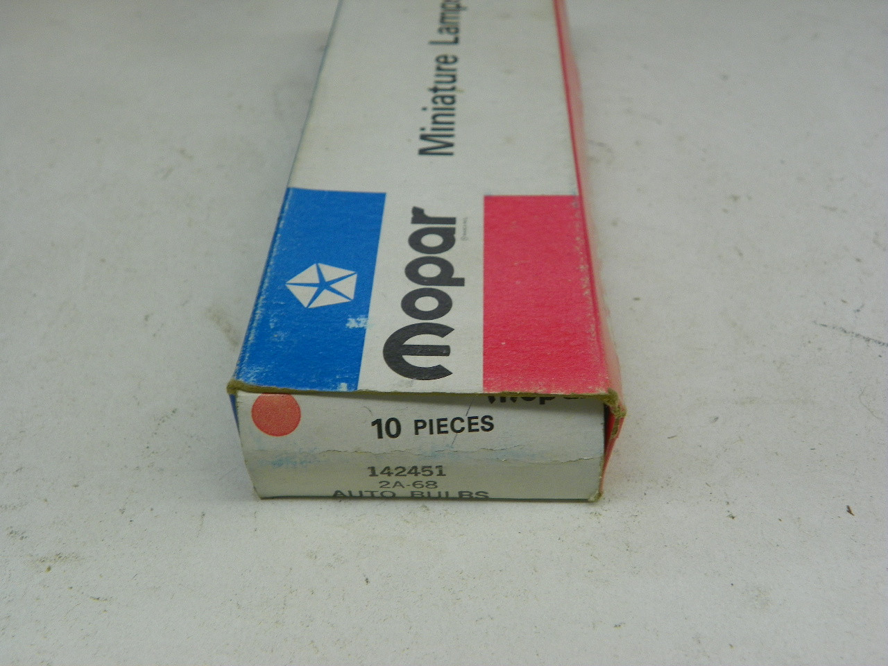 Mopar 142451 Miniature Auto Bulb Set for vintage vehicle restoration. - Image 1
