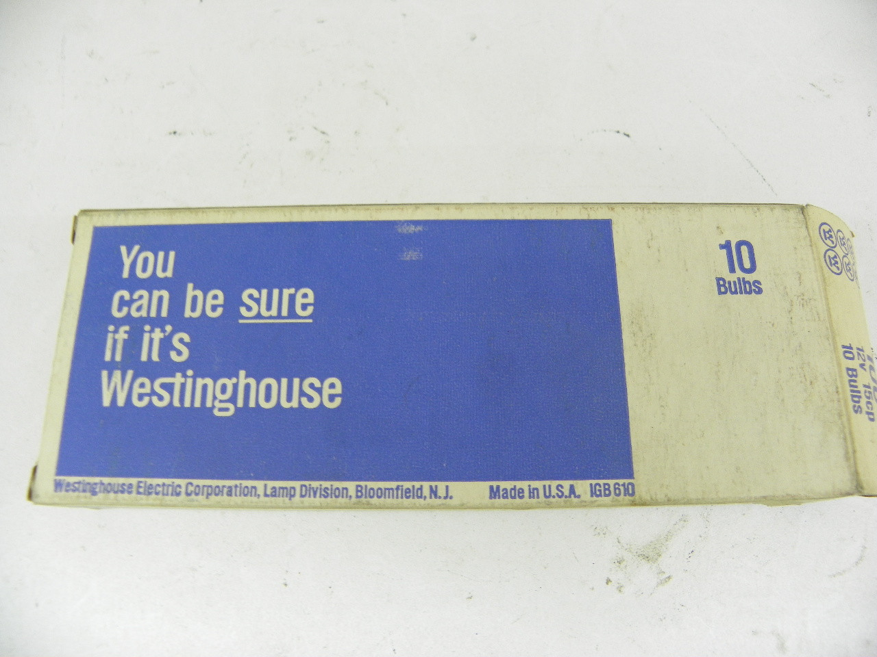 Westinghouse 1004 Miniature Light Bulb for vintage auto restoration - Image 3