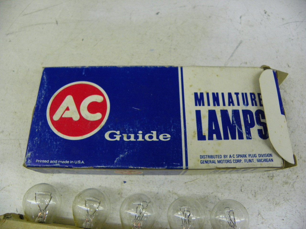 AC Guide L1157 Miniature Lamp Bulb NOS 12V 32/3 CP 10-Pack for vintage auto. - Image 3
