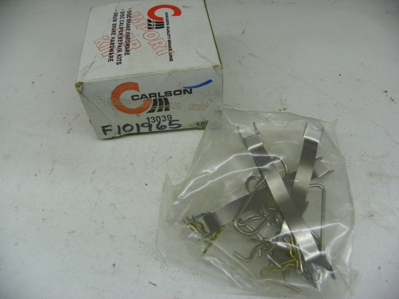Carlson 13039 Disc Brake Hardware Kit NOS for vintage auto restoration - Image 1