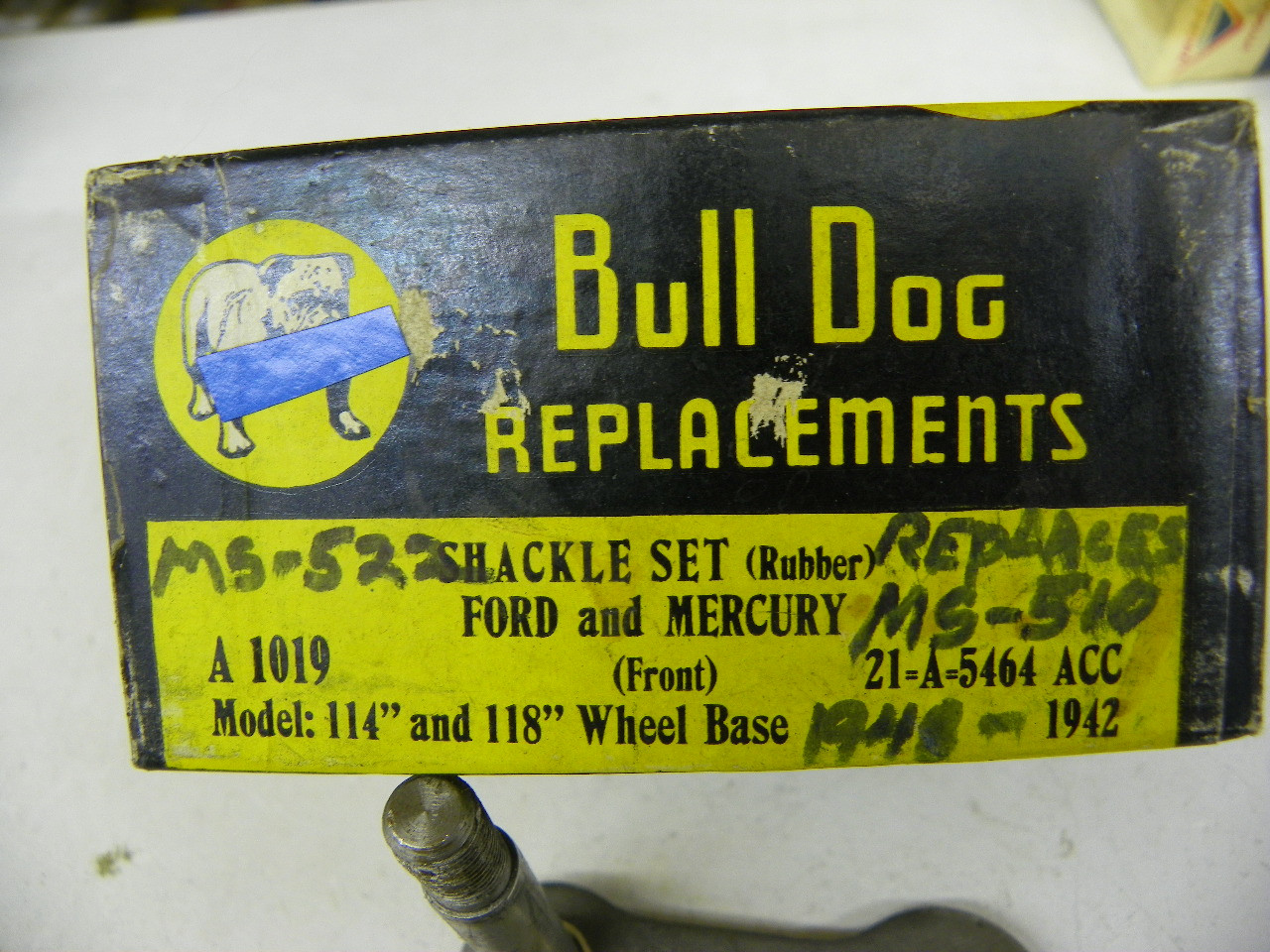 Bull Dog A1019 Shackle Set for 1941-1948 Ford Mercury Front Suspension restoration. - Image 2