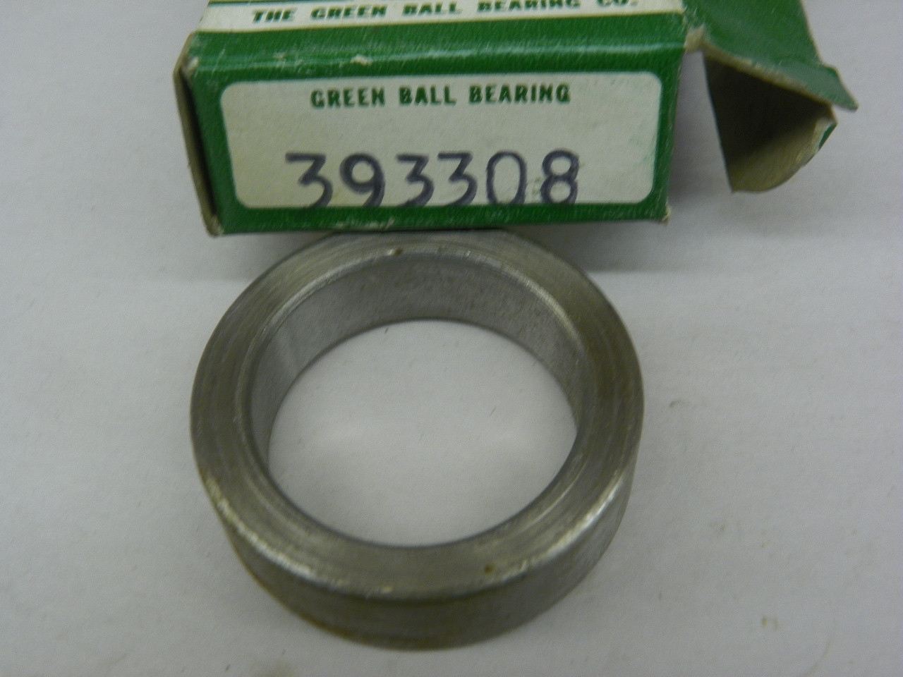 Green Ball Bearing 393308 Bearing Race NOS for vintage auto restoration. - Image 1