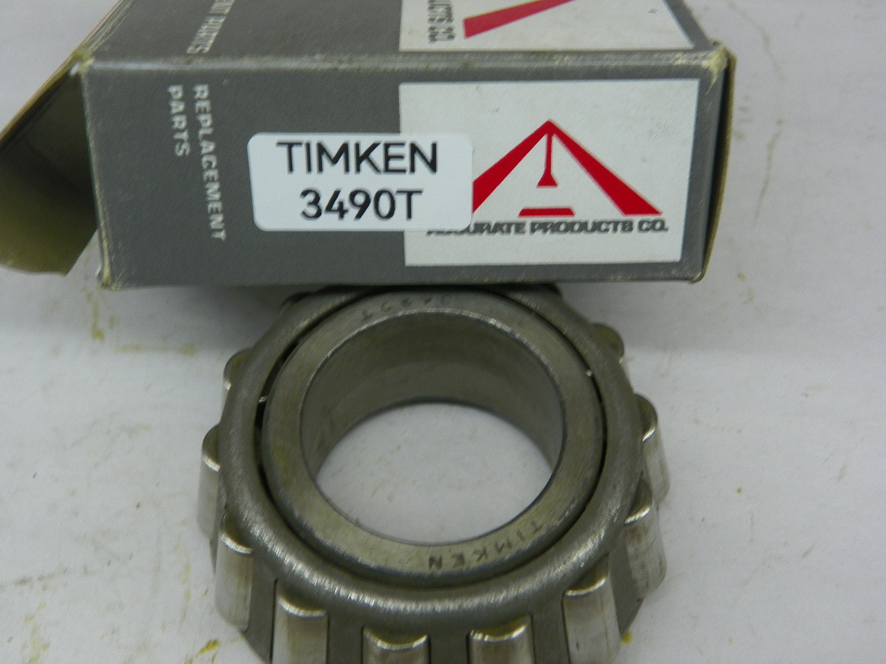 Timken 3490T Tapered Roller Bearing for vintage auto part restoration. - Image 1