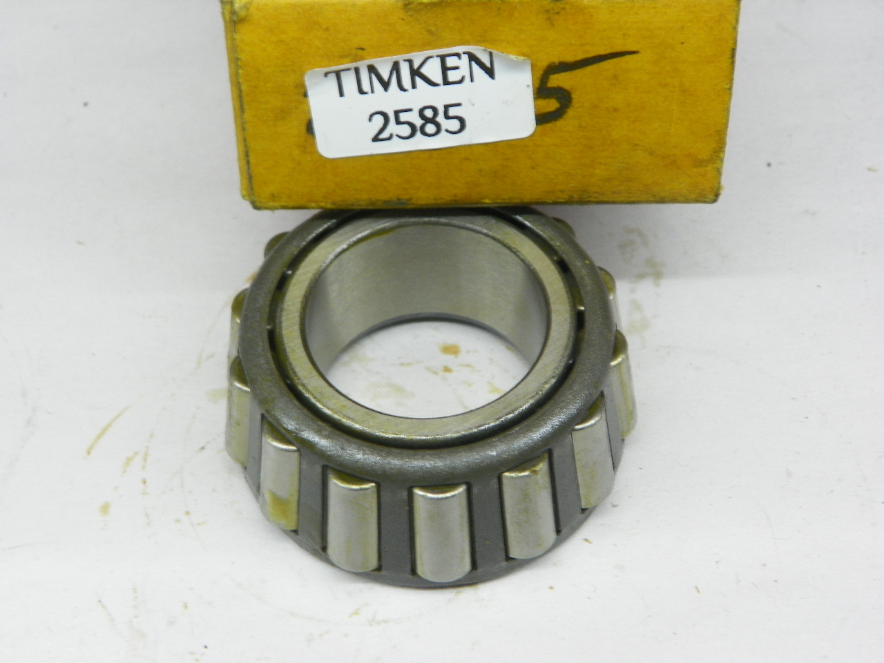 Timken 2585 Tapered Roller Bearing Cone NOS for vintage auto restoration. - Image 1