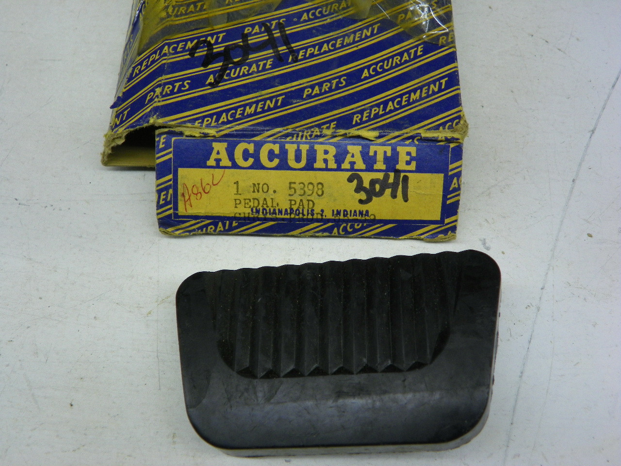 Accurate 5398 Pedal Pad for 1953-1959 Chrysler Dodge Plymouth DeSoto restoration. - Image 1