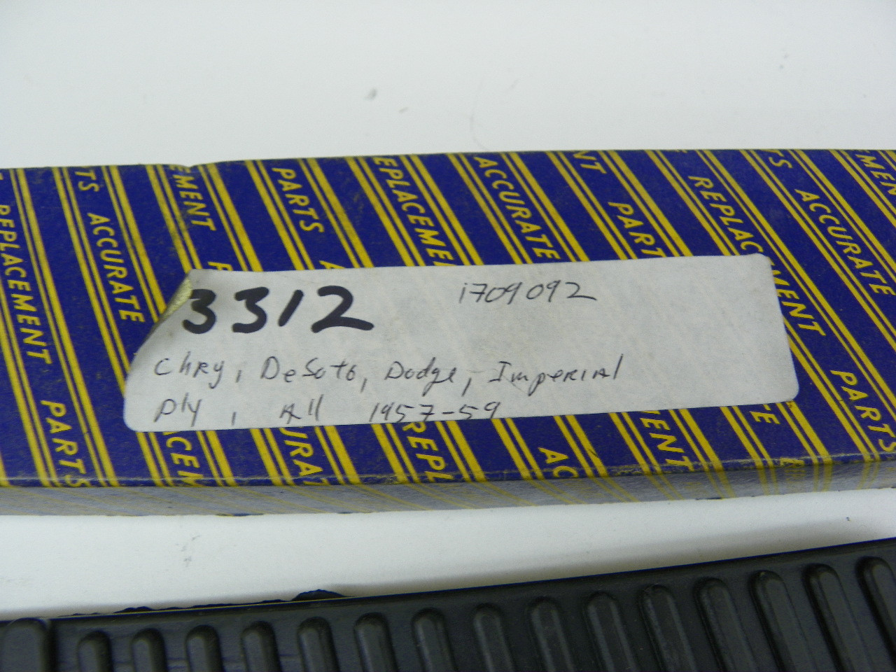 Accurate 5318 Accelerator Pedal Pad for 1957-1959 Chrysler Dodge Imperial DeSoto Plymouth restoration. - Image 2
