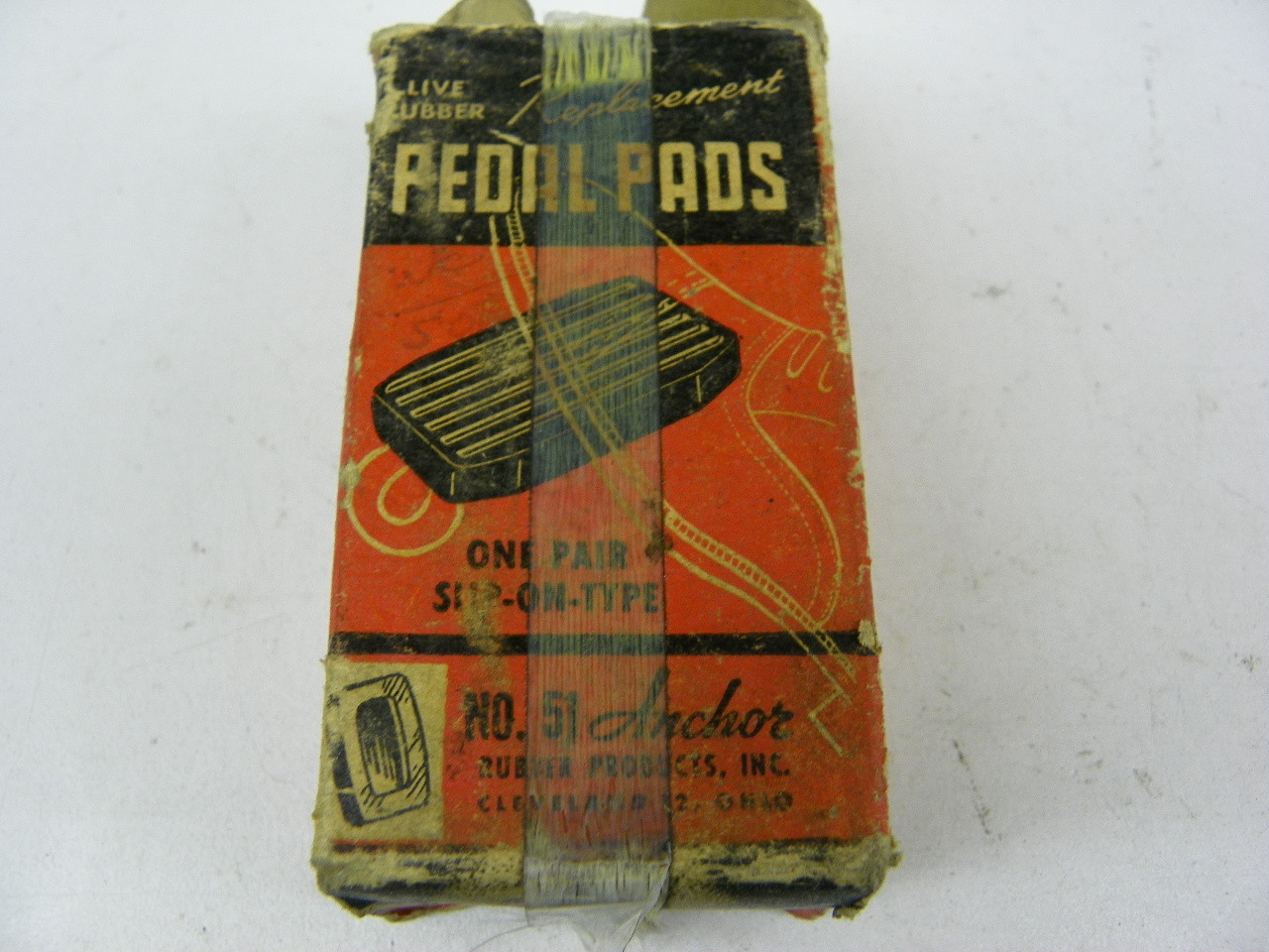 Anchor 51 Pedal Pads for 1925-1936 Chevrolet Car Truck restoration. - Image 2
