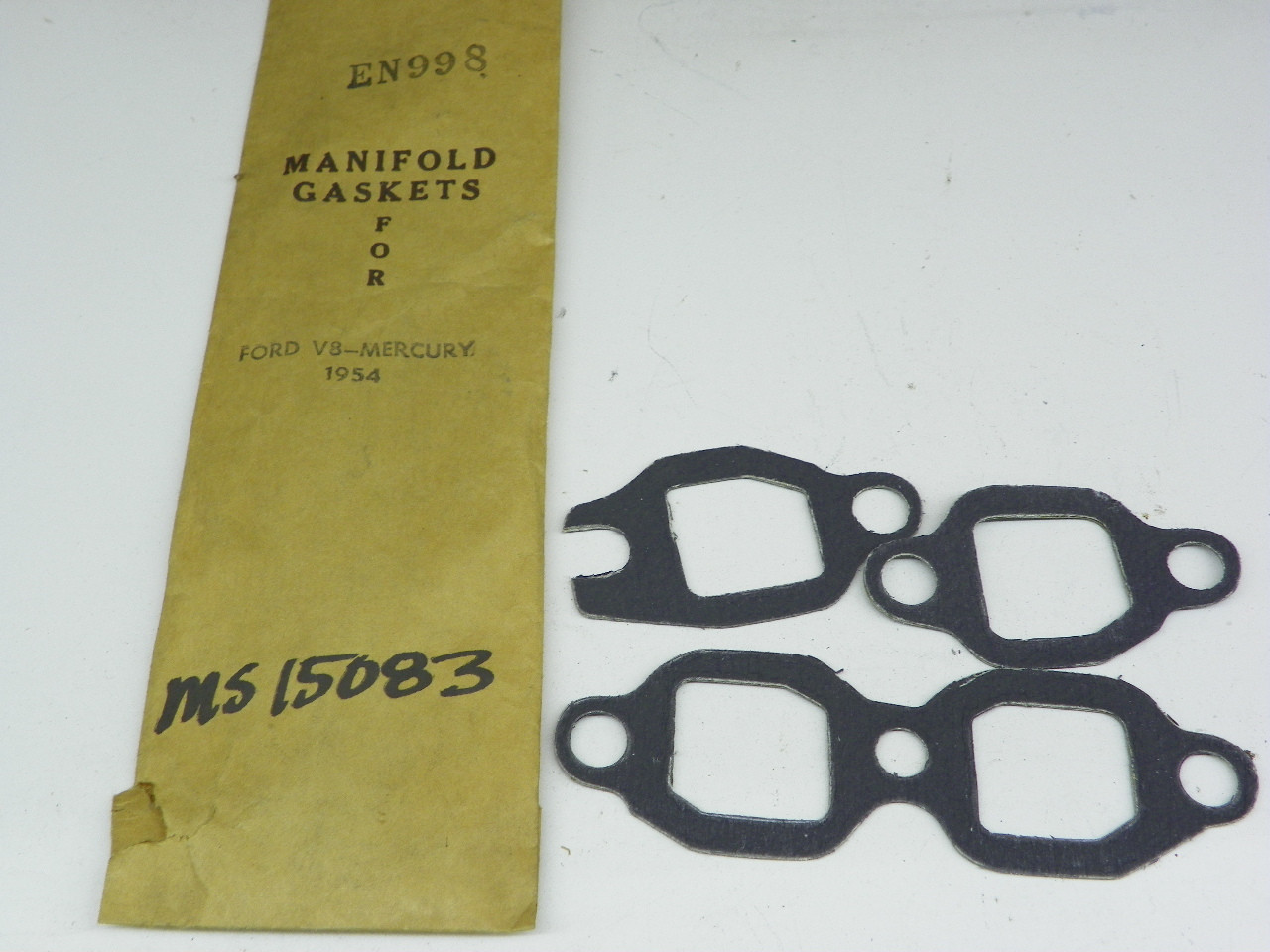 Fel-Pro MS15083 Manifold Gasket Set for 1954 Ford Mercury V8 restoration. - Image 1