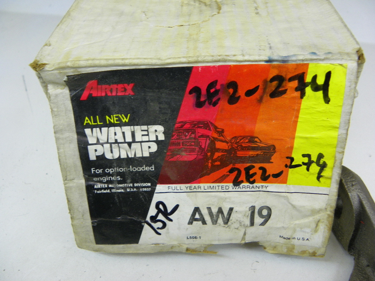 Airtex AW19 Water Pump for 1939-1948 Ford Mercury Flathead V8 Right Side restoration. - Image 2