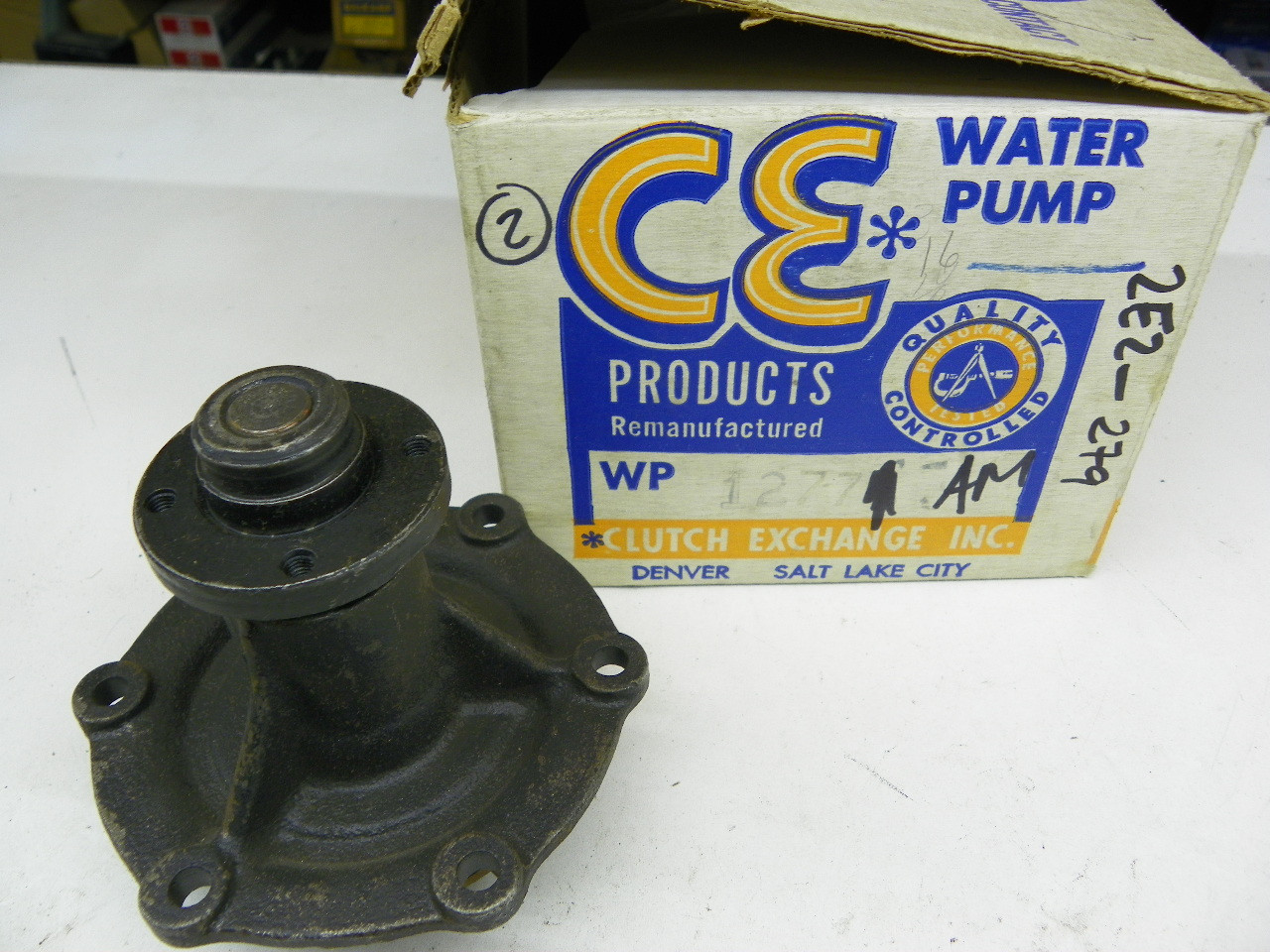 Nash Hudson V8 1955-56 Rebuilt AfterMarket Water Pump WP1277 img 2