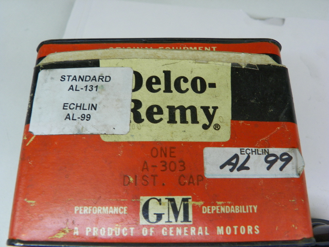 Delco-Remy A-303 Distributor Cap NOS - Vintage Auto Part - High Quality - Image 2