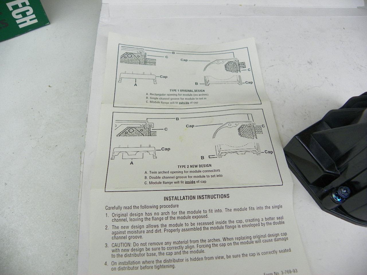 TRU-TECH DR459T Distributor Cap for vintage auto restoration - Image 3