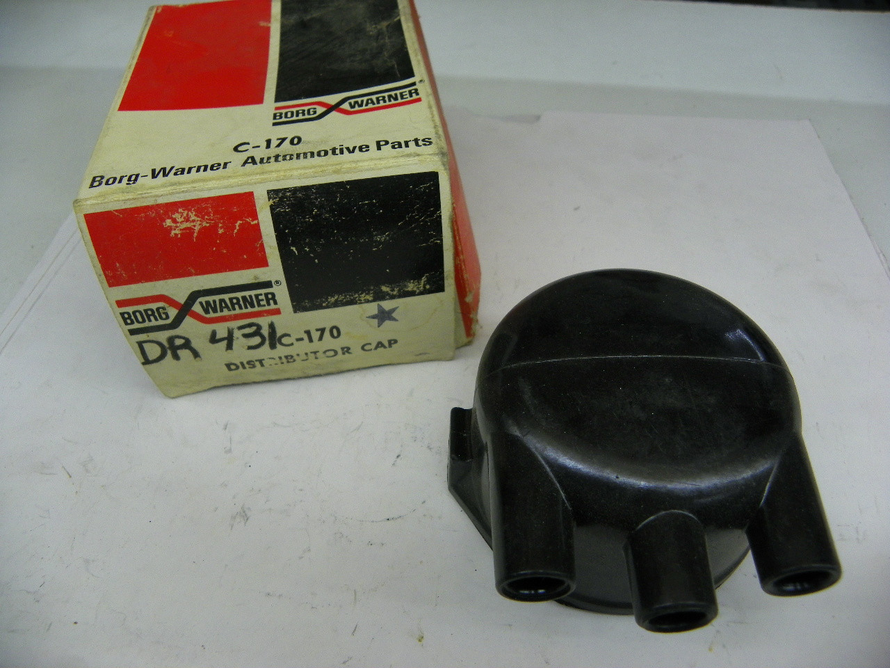 Borg Warner C-170 Distributor Cap for 1947-1957 John Deere Tractors restoration. - Image 1