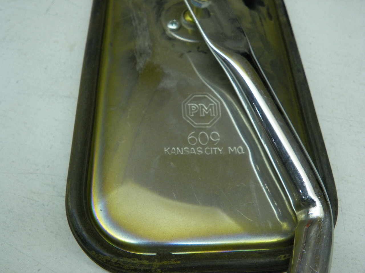 Peterson 658XN Deluxe Chrome Tow View Mirror Assembly for universal car and truck restoration. - Image 9