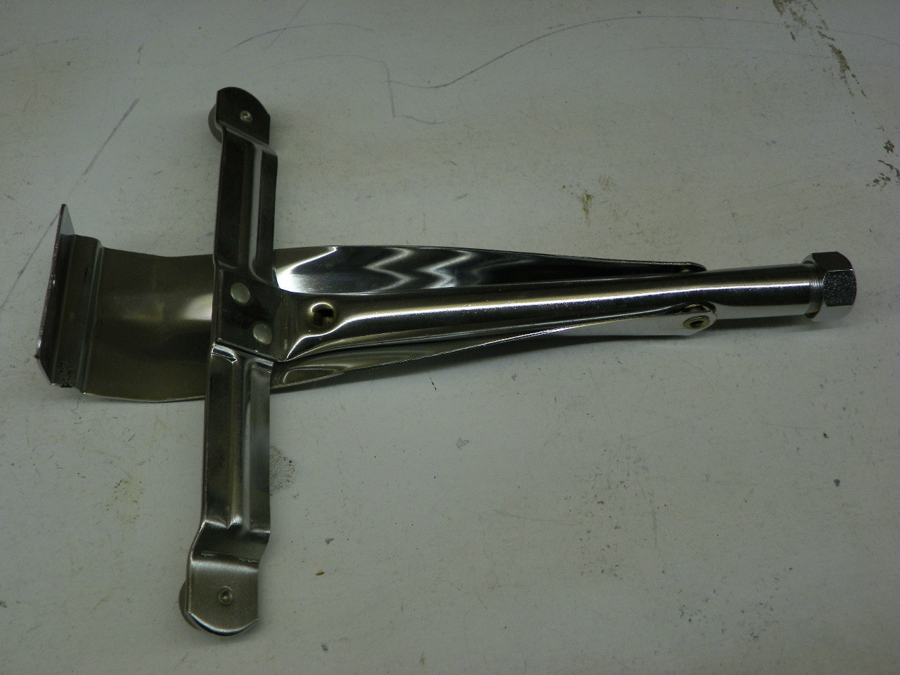 Peterson 658XN Deluxe Chrome Tow View Mirror Assembly for universal car and truck restoration. - Image 12