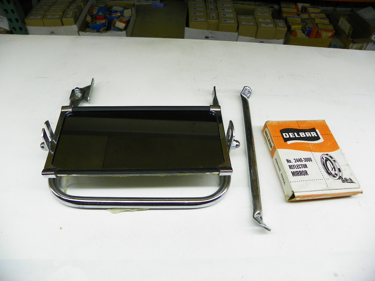Yankee 1400-LH Left Side West Coast Truck Mirror for Vintage Standard Pickup Trucks restoration. - Image 3