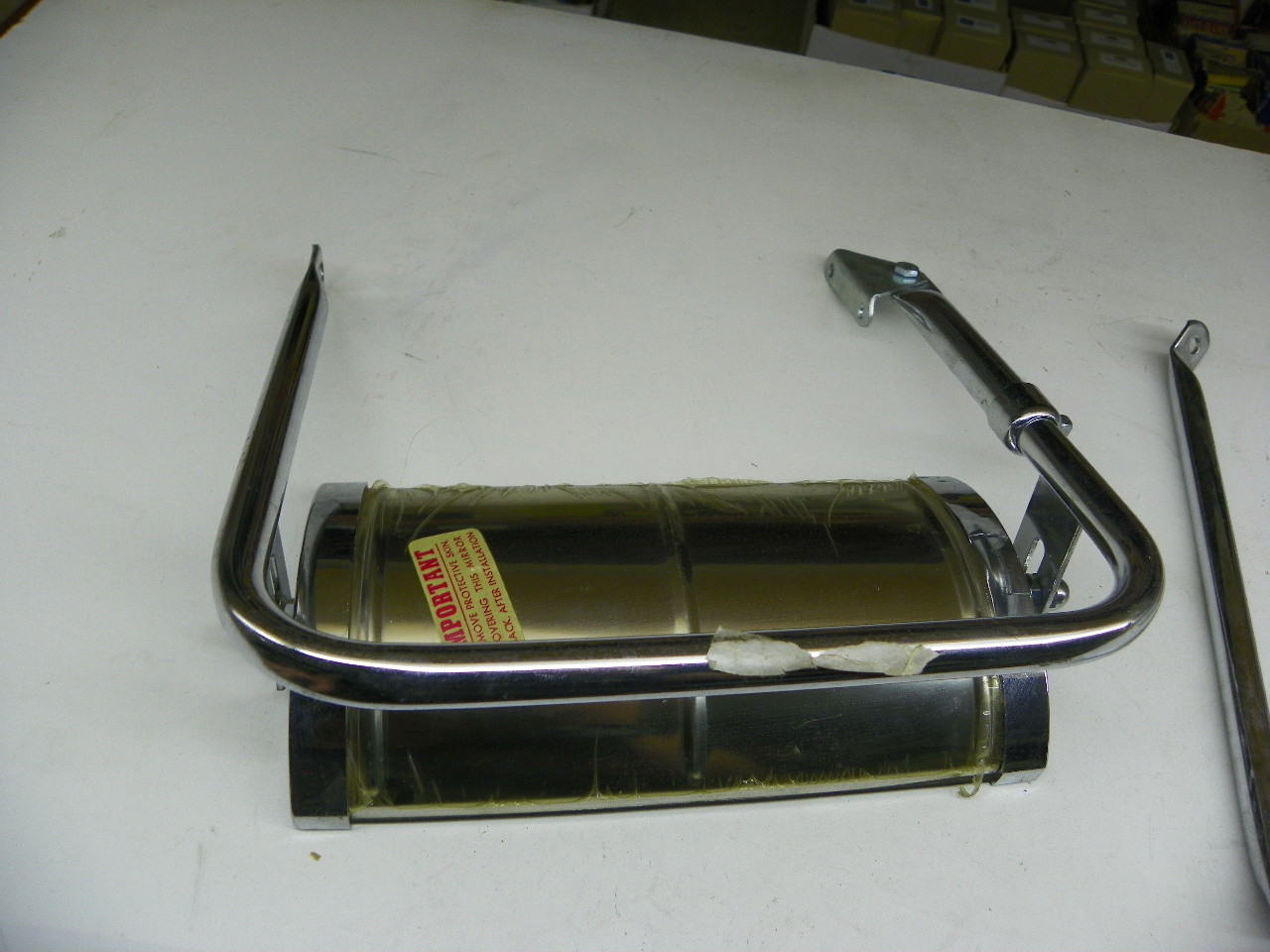 Yankee 1400-LH Left Side West Coast Truck Mirror for Vintage Standard Pickup Trucks restoration. - Image 7